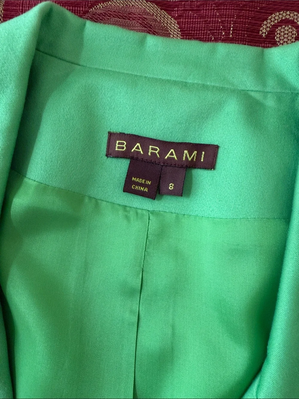 Barami Women's Green Tailored Single-Button Blazer